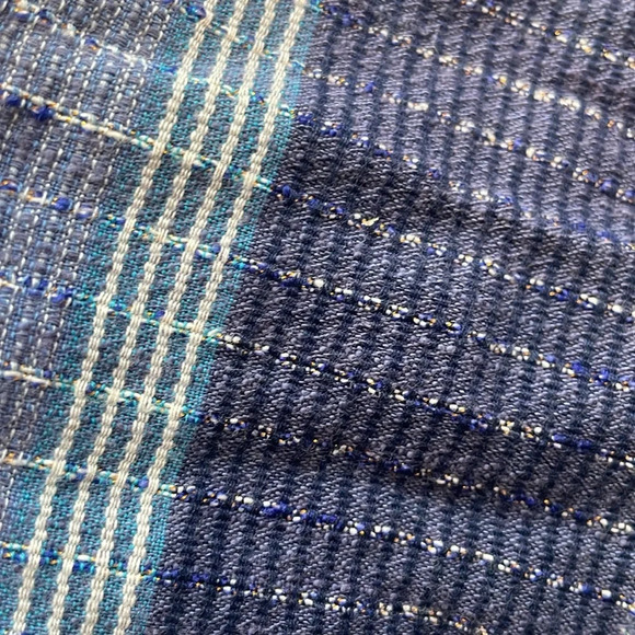 Ace & Jig Striped Baja Hoodie Blue Small - Picture 6 of 8